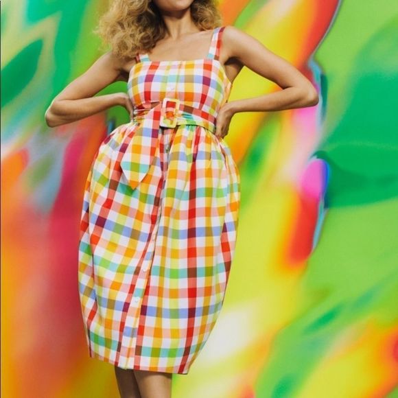 christopher john robbins Dresses & Skirts - Christopher John Rogers Target Plaid midi  Dress
